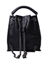 Urban Luxury Drawstring Backpack, back view